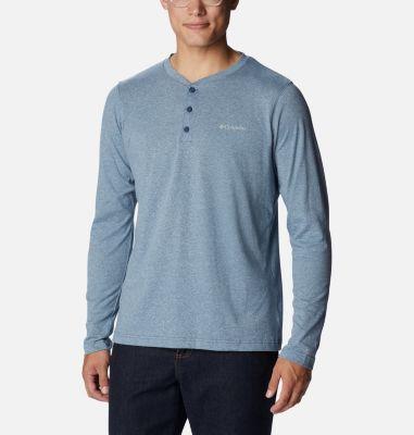 Mens Columbia Thistletown Hills Henley Top City Gray Grey Product Image