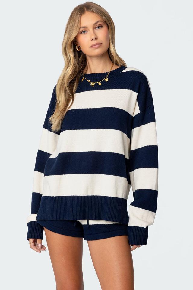 Riley Oversized Striped Sweater Product Image