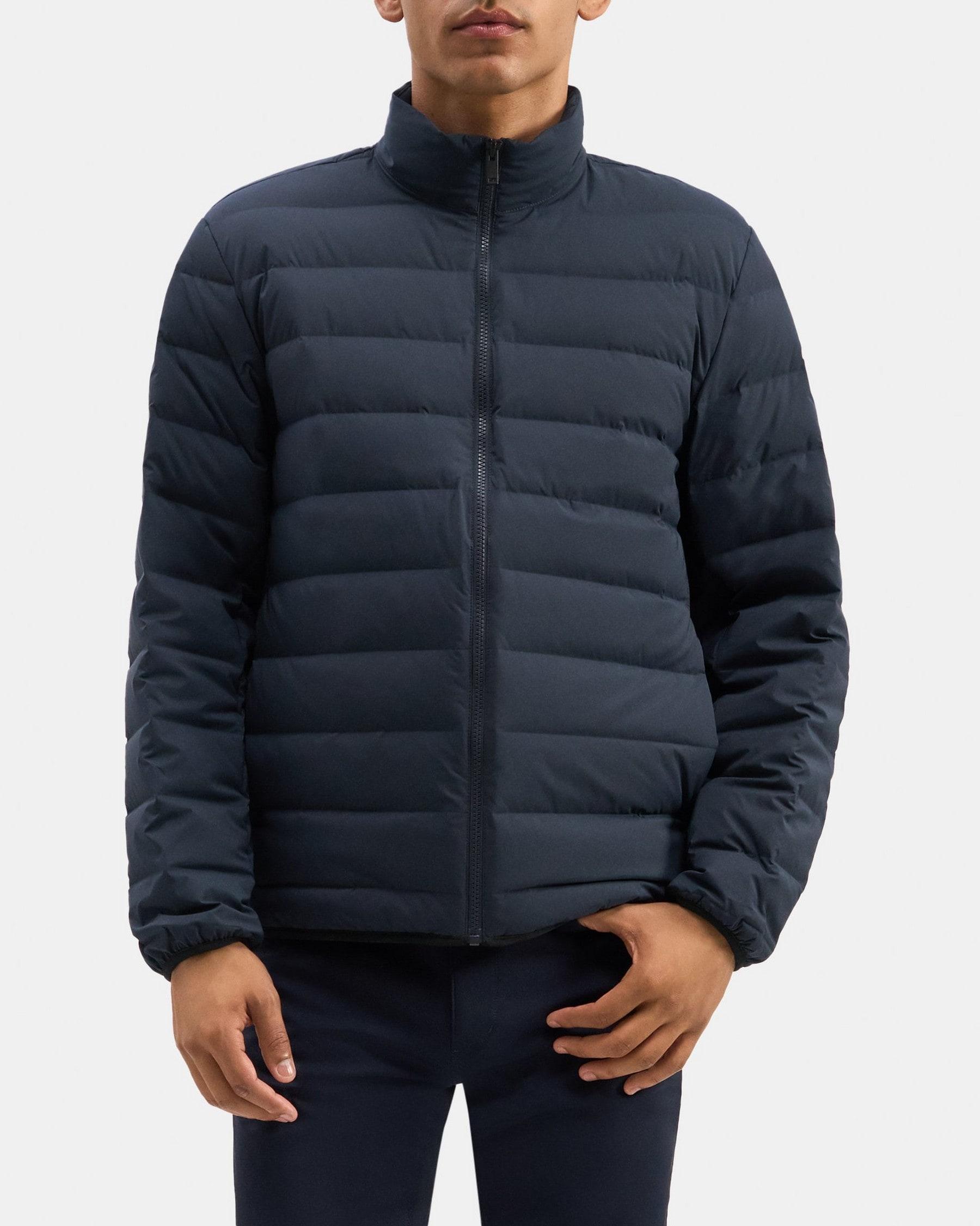 Quilted Jacket in Stretch Poly Product Image