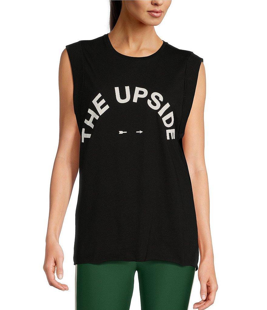 The Upside Sleeveless Graphic Muscle Tank Product Image