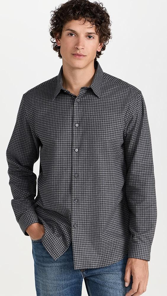 Theory Irving Gingham Shirt | Shopbop Product Image