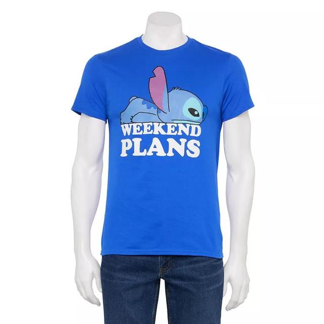 Disneys Lilo & Stitch Mens Weekend Plans Graphic Tee Product Image