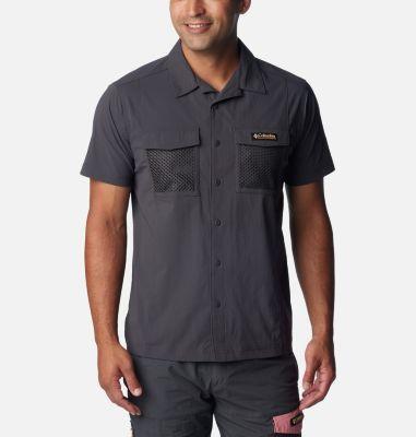 Columbia Mens Painted Peak Woven Short Sleeve Top- Product Image