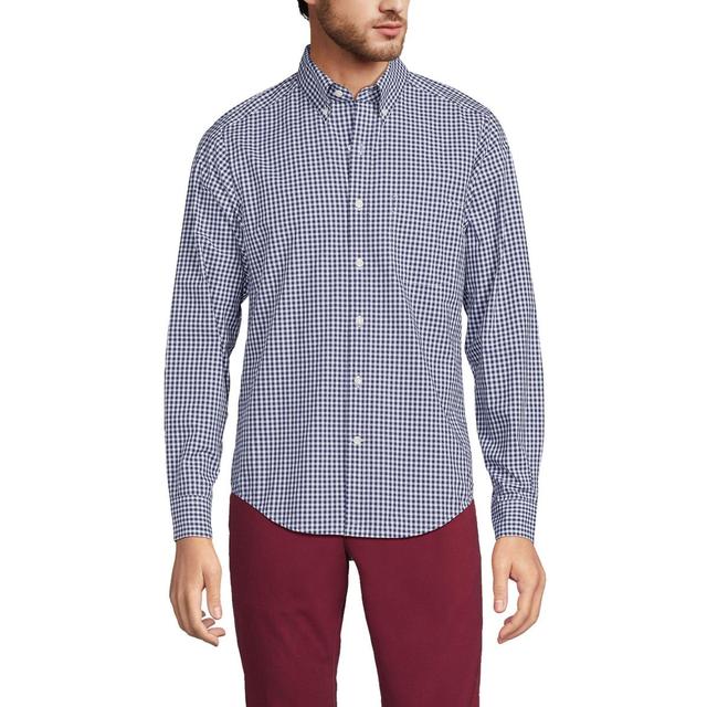 Mens Lands End Traditional-Fit Essential Lightweight Poplin Shirt Product Image