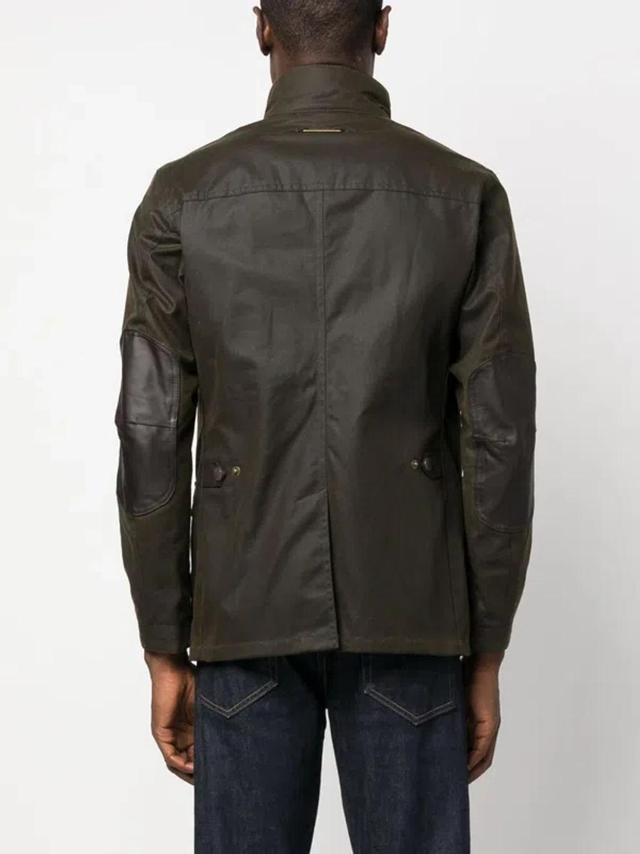 Ogston Wax Jacket In Black Product Image