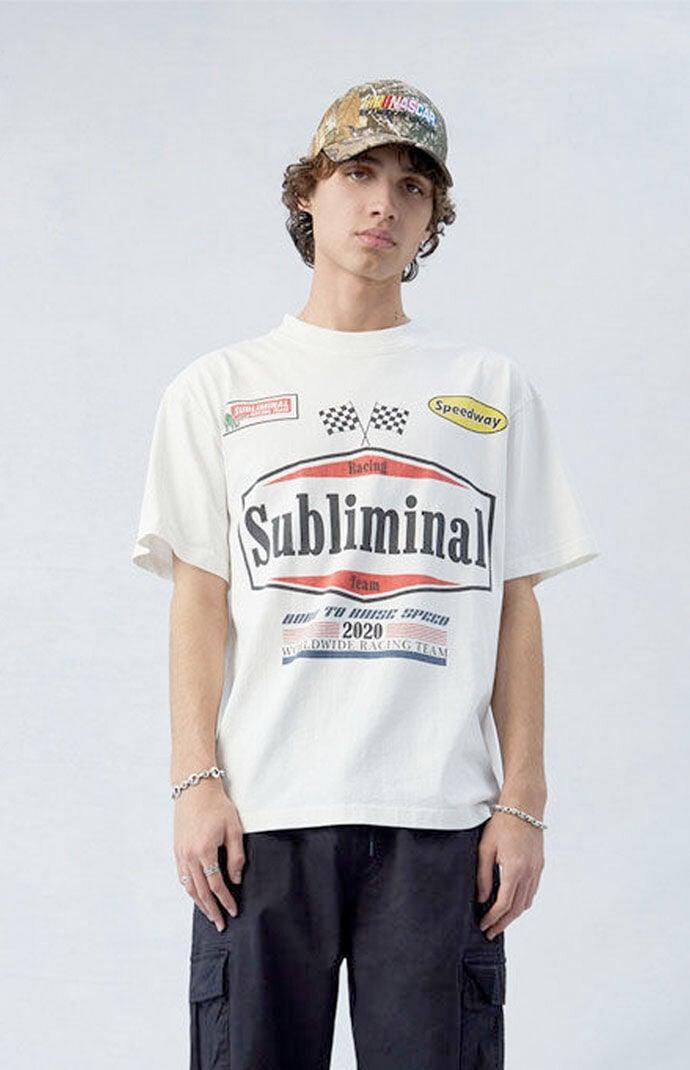 Men's Subliminal Racing Oversized T-Shirt Product Image