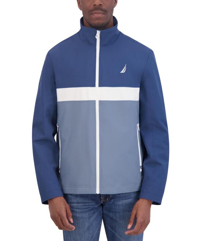 Nautica Mens Colorblocked Golf Jacket Product Image