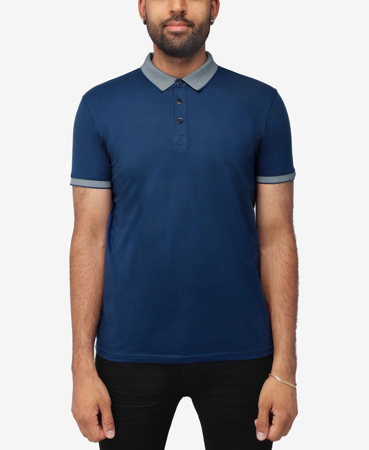 X-Ray Mens Basic Comfort Tipped Polo Shirt Product Image