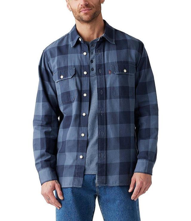 Levi's® Long Sleeve Plaid Classic Worker Shirt Product Image