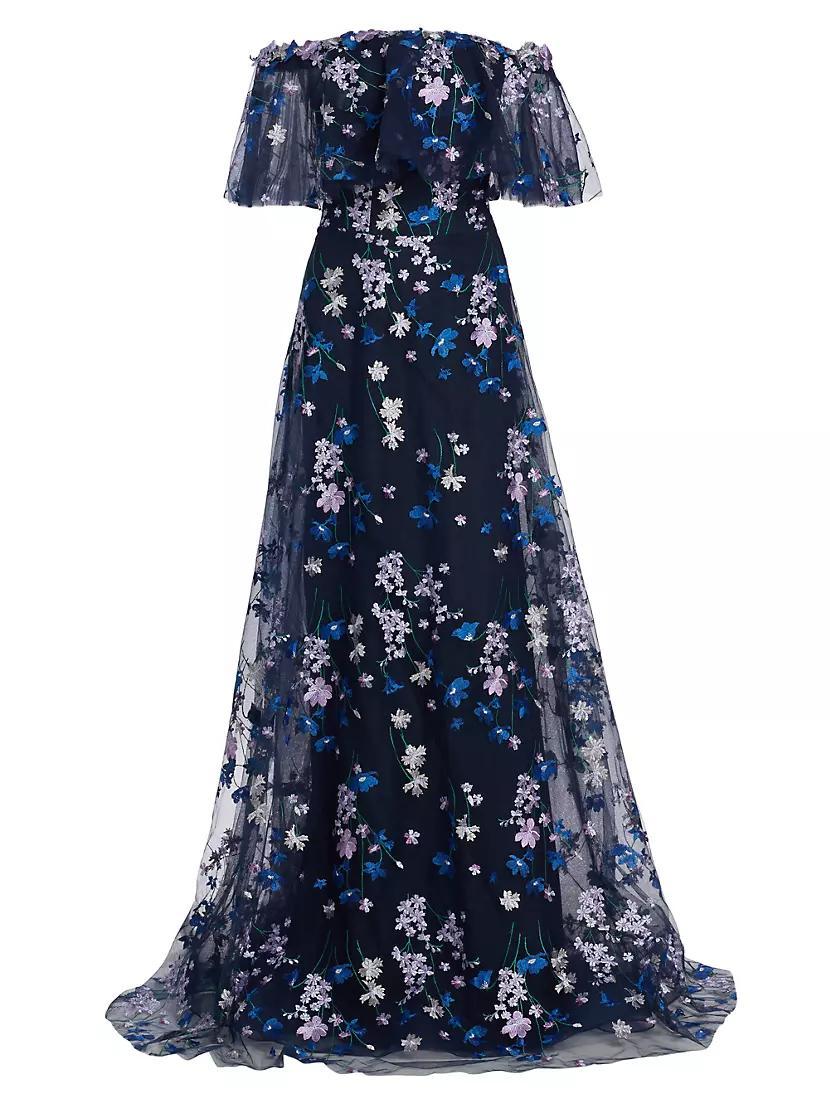 Wildflower Embroidered Gown Product Image