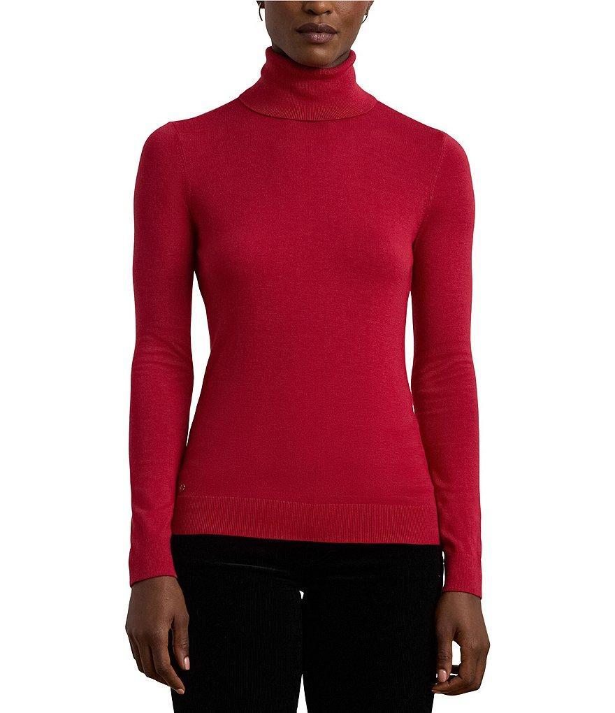 Lauren Ralph Lauren Silk-Blend Turtleneck Sweater product image