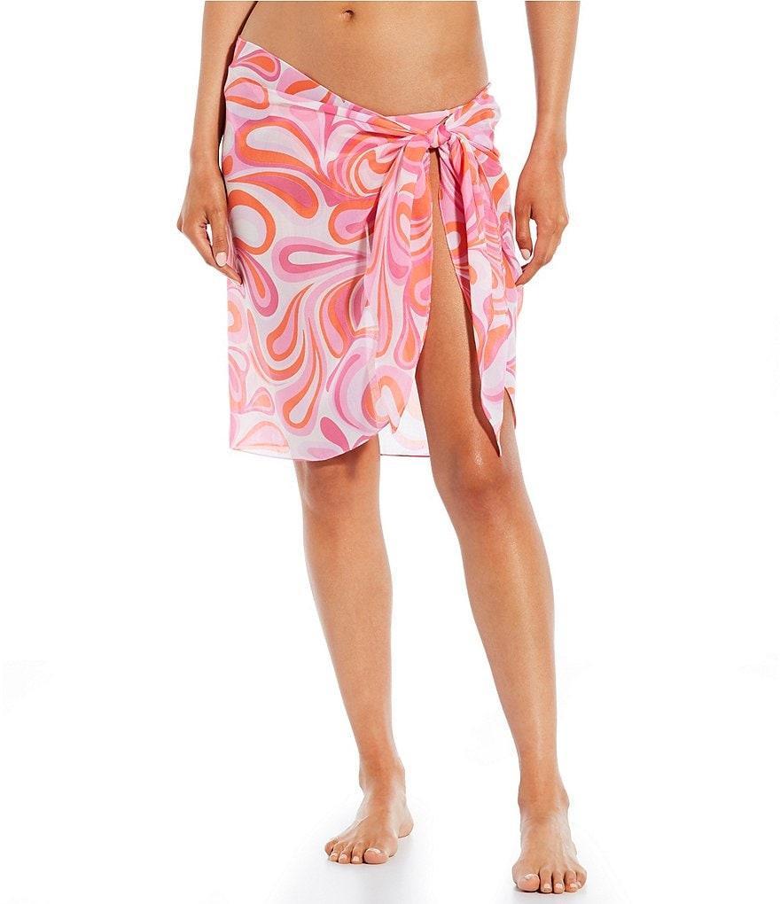 Gianni Bini Light My Love Swirl Pareo Swimsuit Cover-Up Product Image