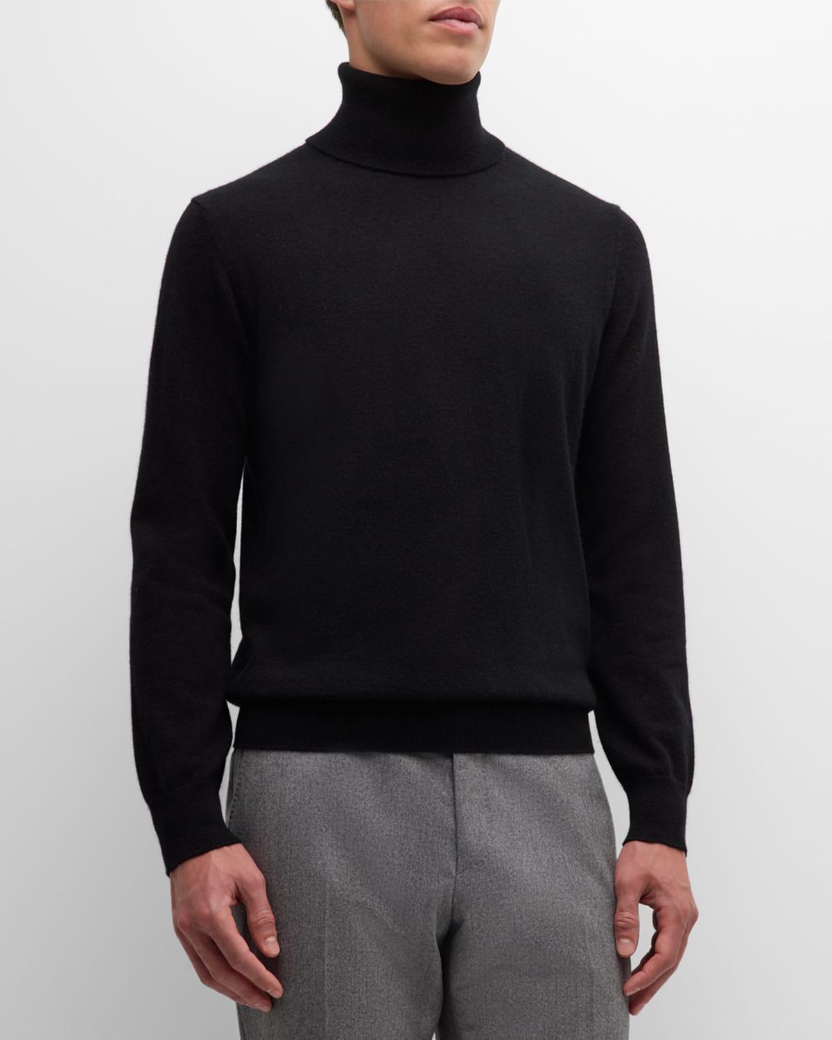 Men's Cashmere Turtleneck Sweater Product Image