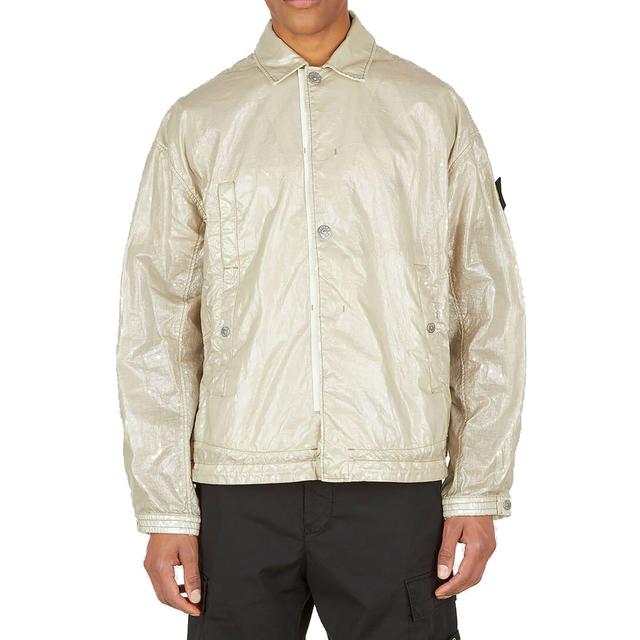 STONE ISLAND Compass Patch Jacket In Neutrals Product Image