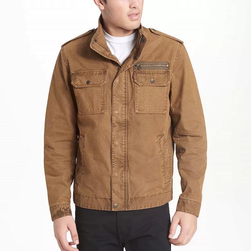 Mens Levis Cotton Filled Military Jacket Product Image