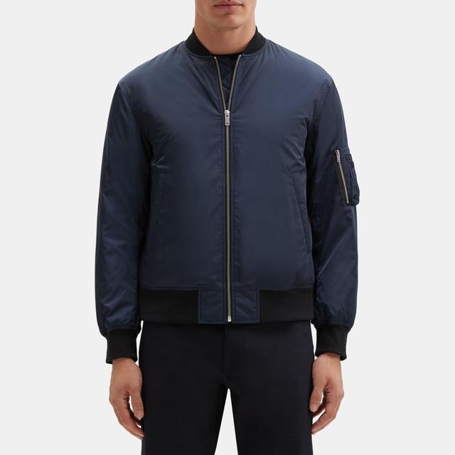 Taffeta Bomber Jacket | Theory Outlet Product Image