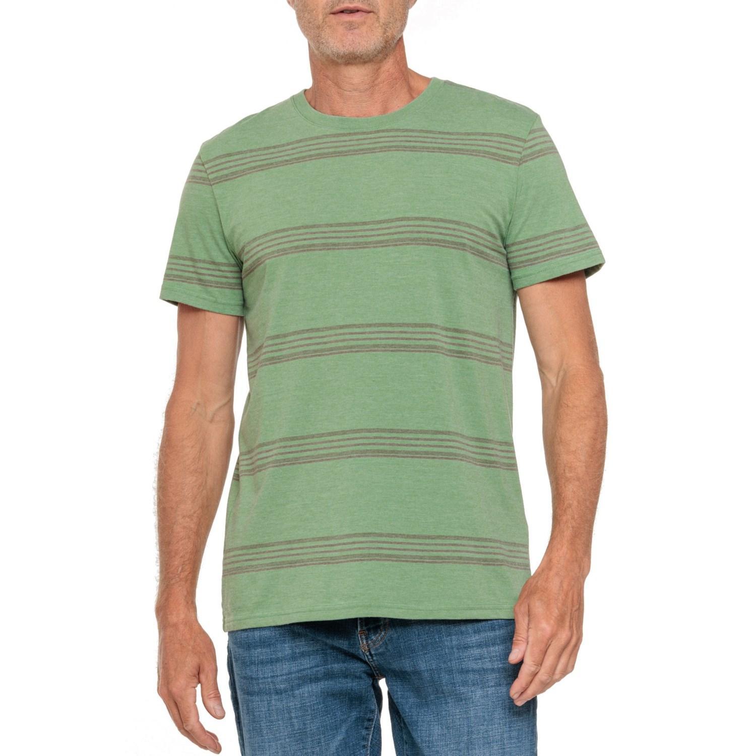 Lucky Brand Venice Burnout Stripe T-Shirt - Short Sleeve Product Image