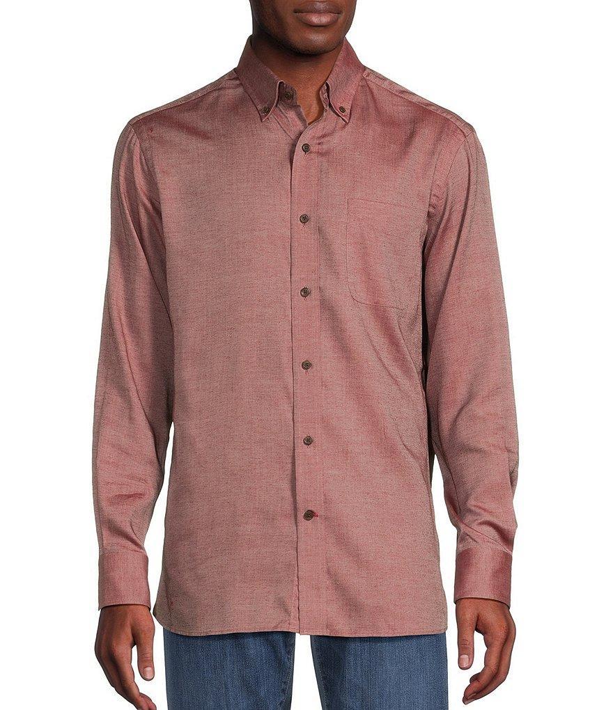 Cremieux Blue Label Solid Long Sleeve Woven Shirt Product Image