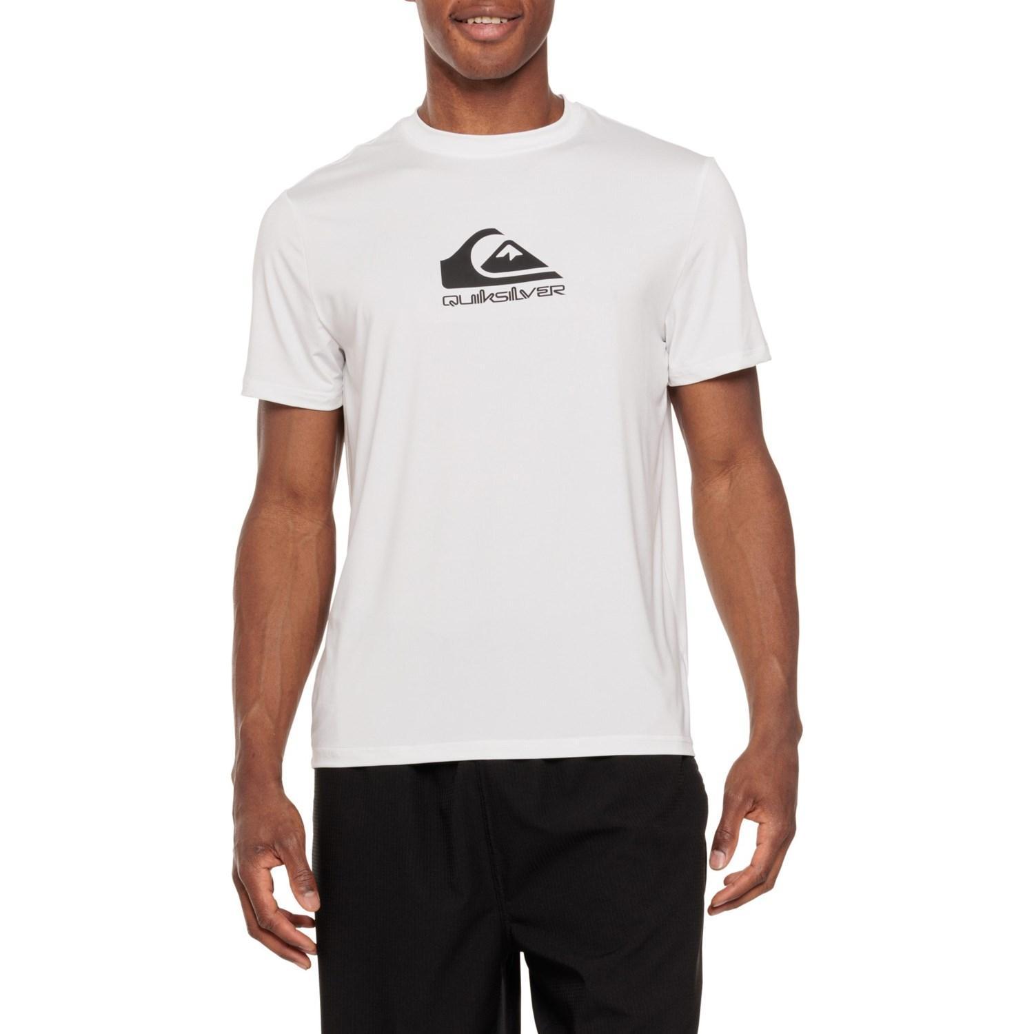 Quiksilver Comp Logo Large Rash Guard - UPF 50+, Short Sleeve Product Image