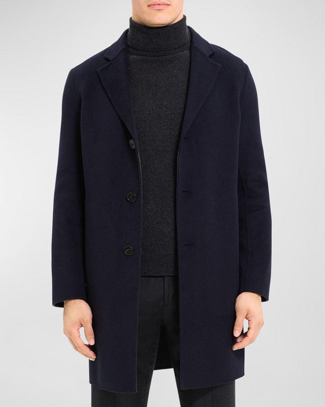 Mens New Divide Wool-Cashmere Topcoat Product Image