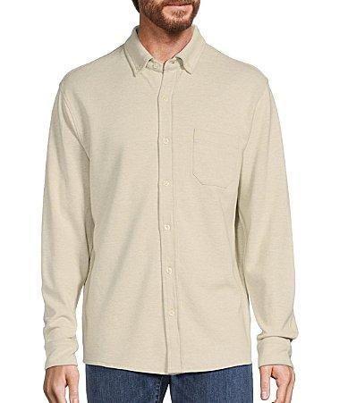 Roundtree  Yorke Long Sleeve Solid Coatfront Shirt Product Image