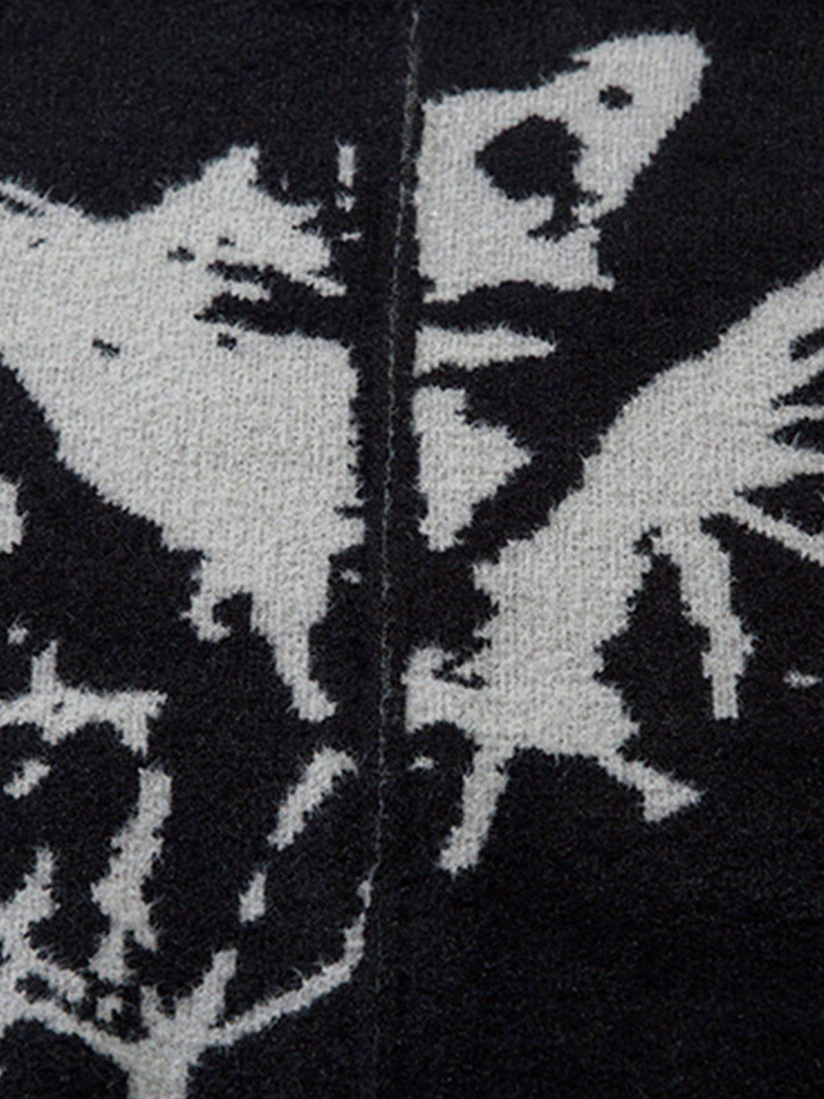 Aelfric Eden Butterfly Graphic Zip Up Cardigan Product Image