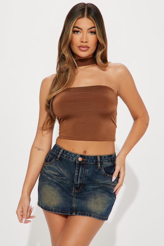 Most Popular Tube Top - Brown Product Image