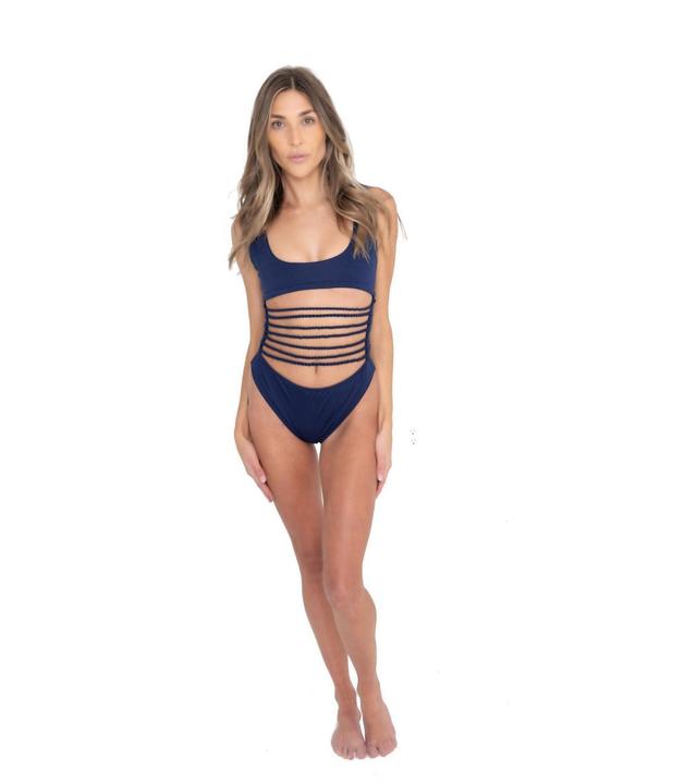 Dai Moda Womens Rope-a-Dope One Piece Swimsuit Product Image