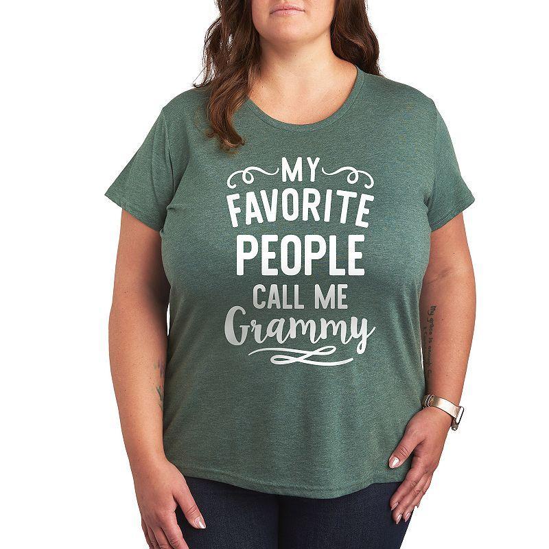 Plus My Favorite People Grammy Graphic Tee, Womens Product Image