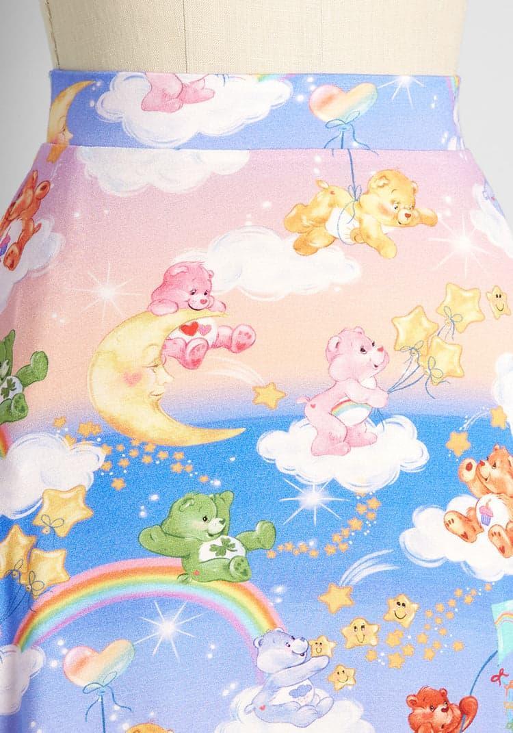 ModCloth X Care Bears Excellence Attained Mini Skirt Product Image