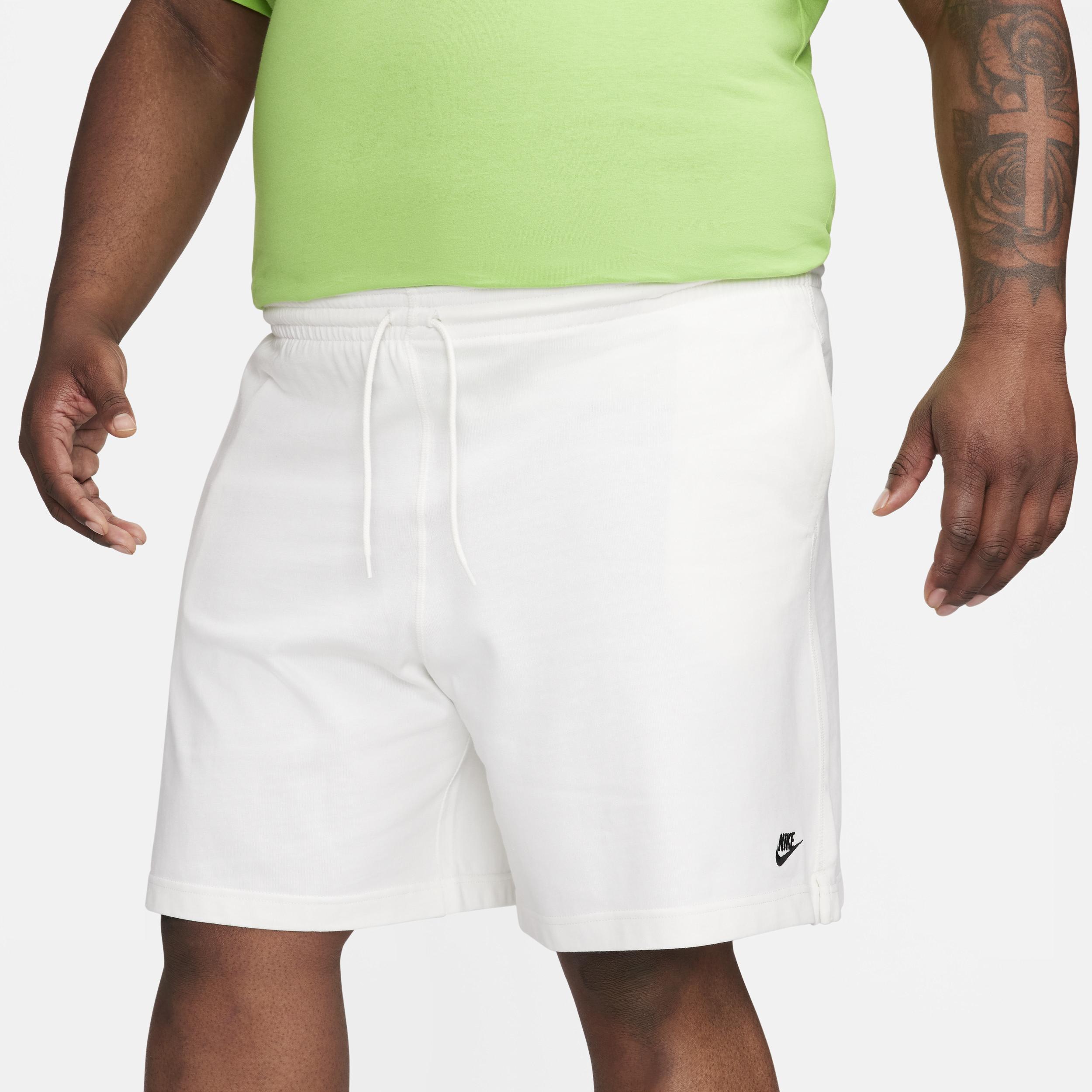 Nike Mens Nike Club Knit Shorts - Mens Sail/Black Product Image