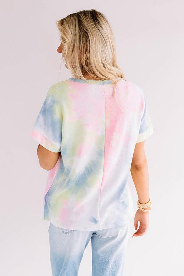 Slow Living Tie Dye Tee Product Image