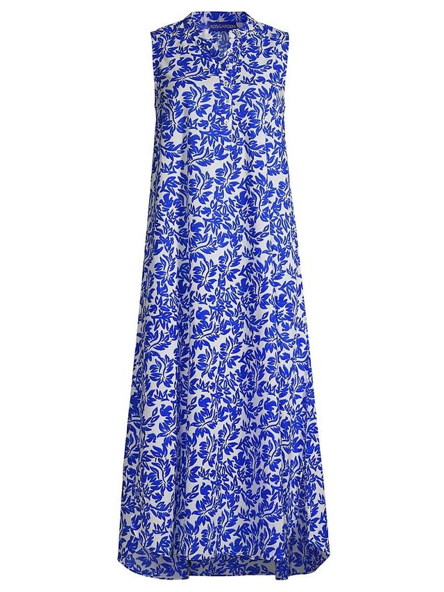 Womens Devina Floral Cotton Midi-Dress Product Image