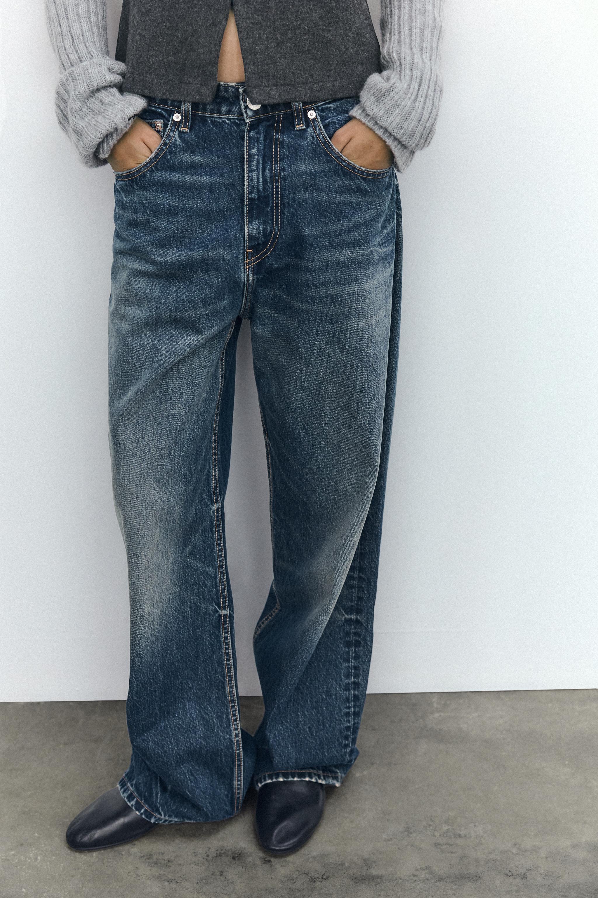 OVERSIZE TRF RELAXED JEANS WITH A HIGH WAIST Product Image