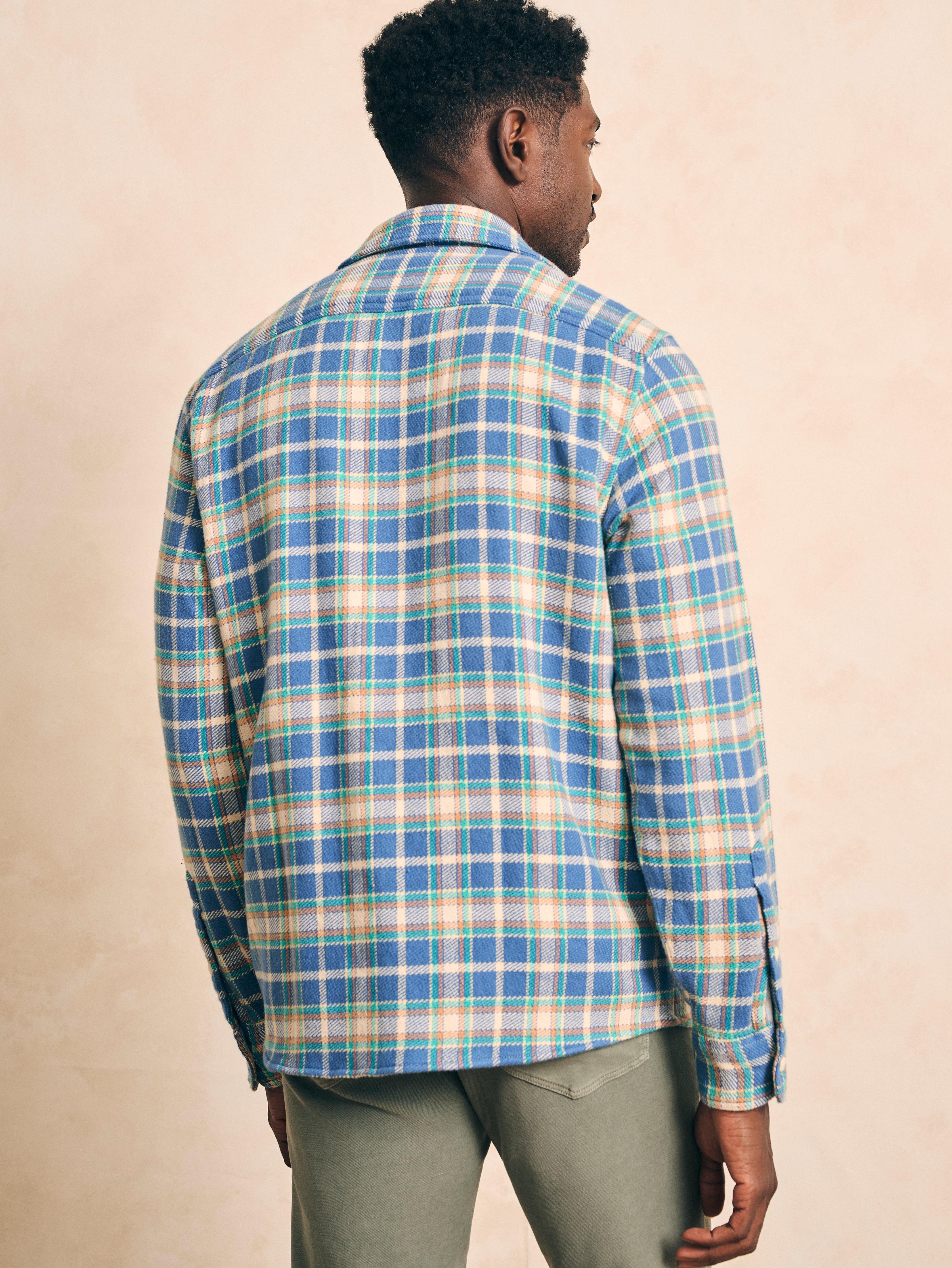 Surf Flannel - Landing Point Plaid Male Product Image