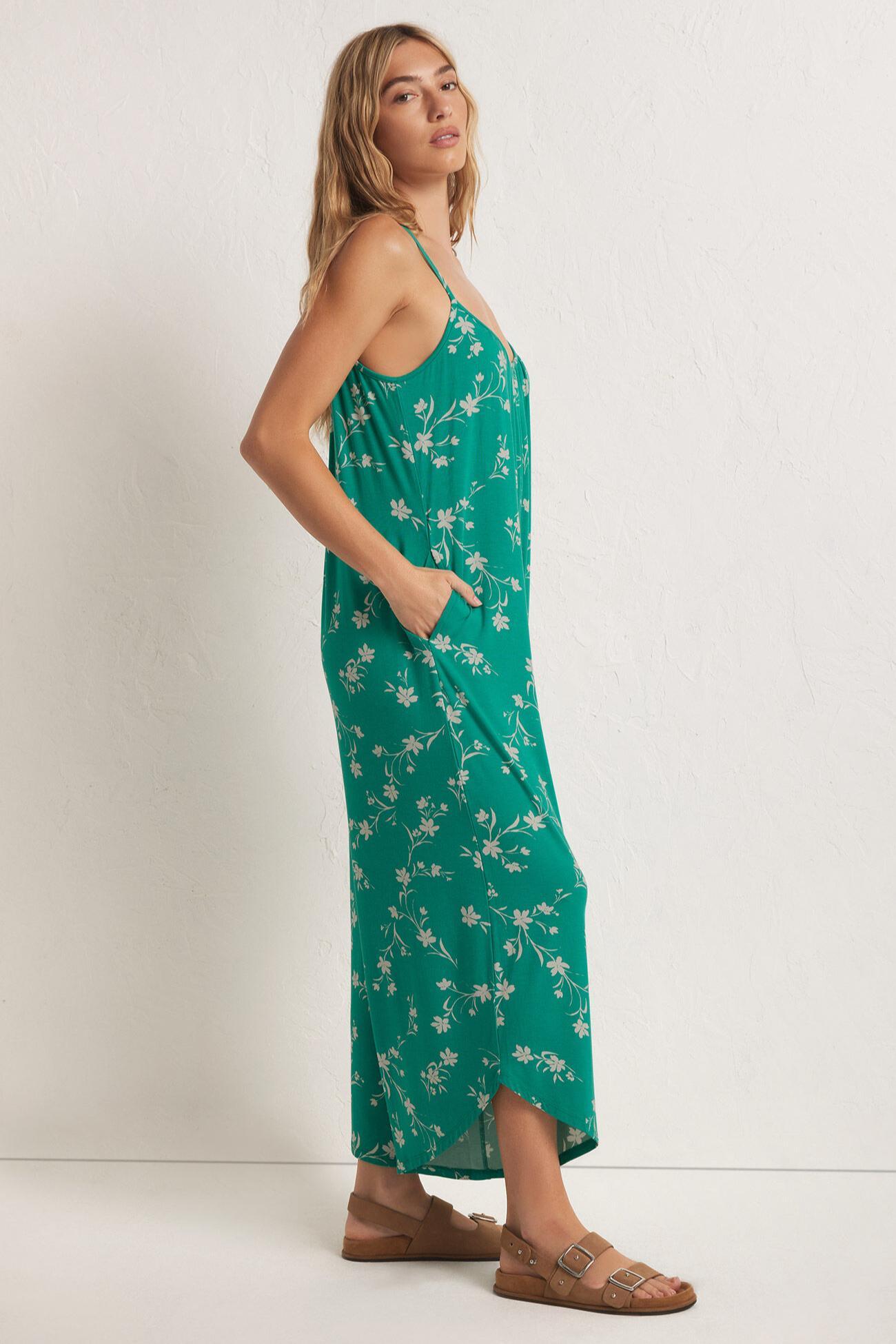 Flared Floral Jumpsuit Product Image