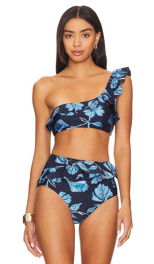 Nightflower One Shoulder Bikini Top Product Image