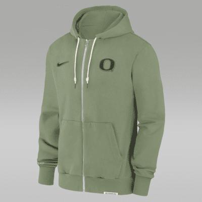 Oregon Ducks Sideline Player Men's Nike Dri-FIT College Full-Zip Hoodie Product Image