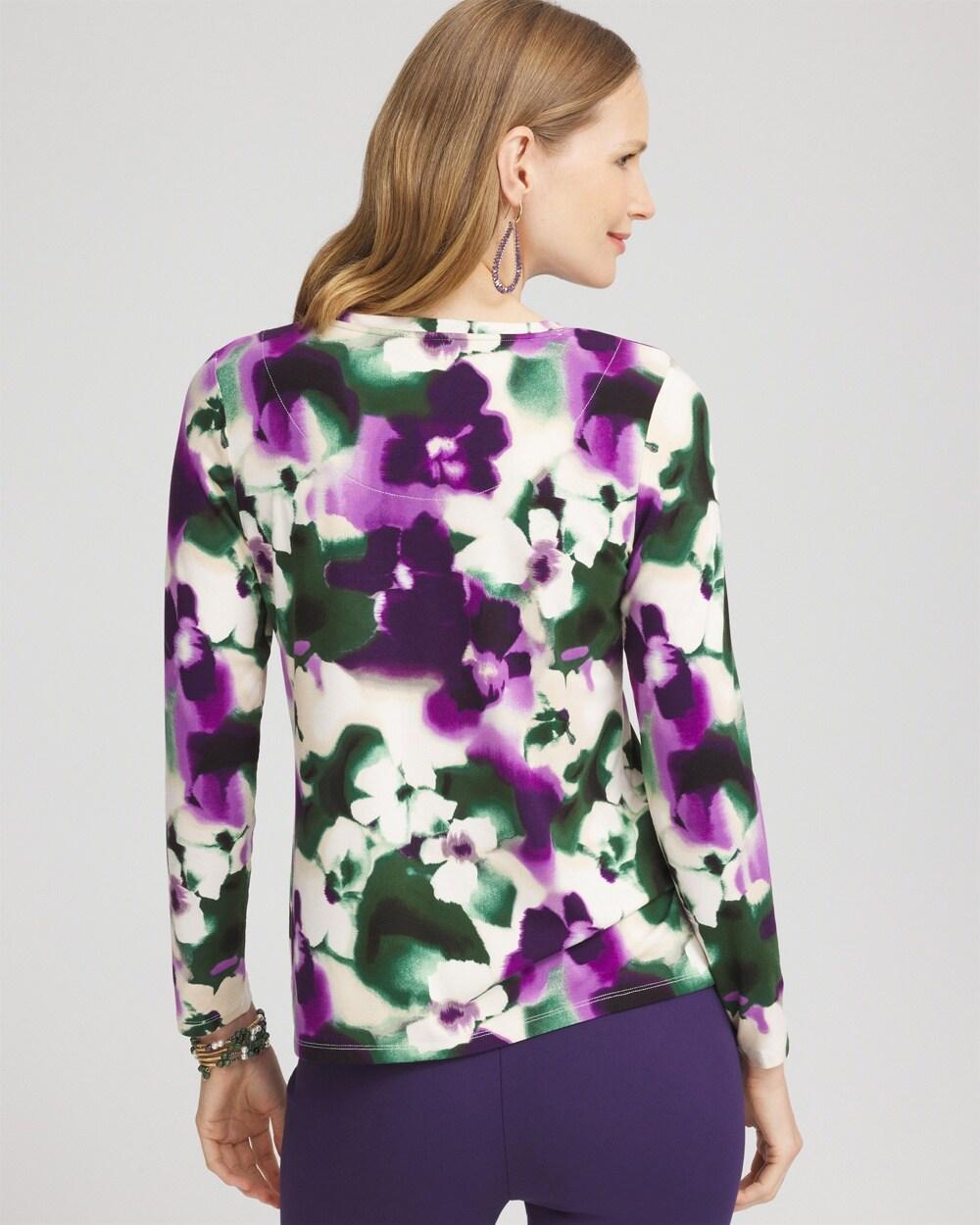 Women's Touch of Cool™ Bloom Long Sleeve Layering Tee Product Image