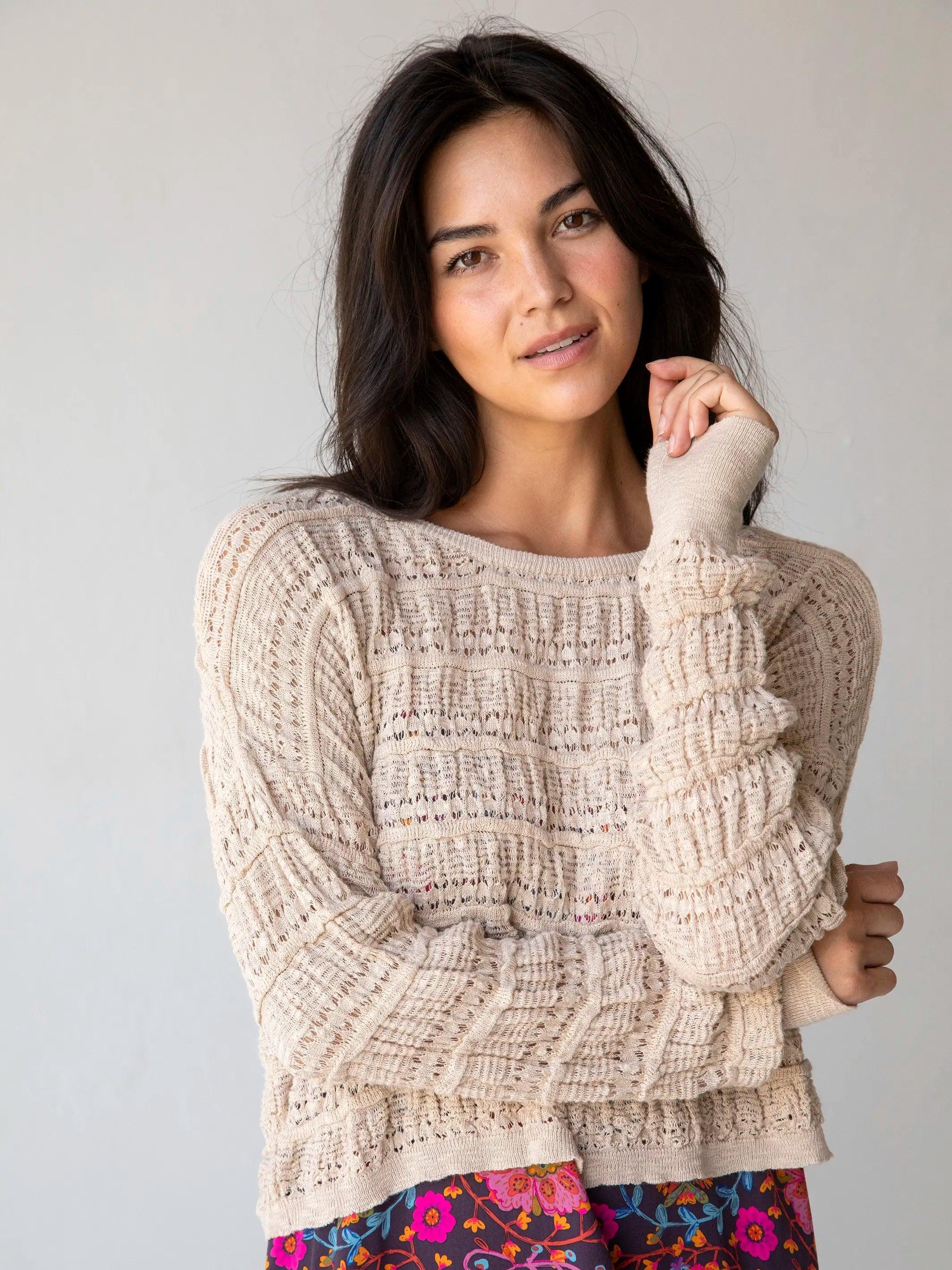 Emily Layering Sweater - Cream Product Image