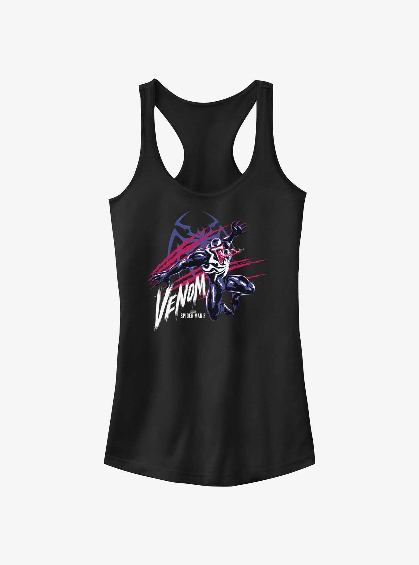 Marvel Spider-Man 2 Game Venom Scratch Portrait Girls Tank Product Image