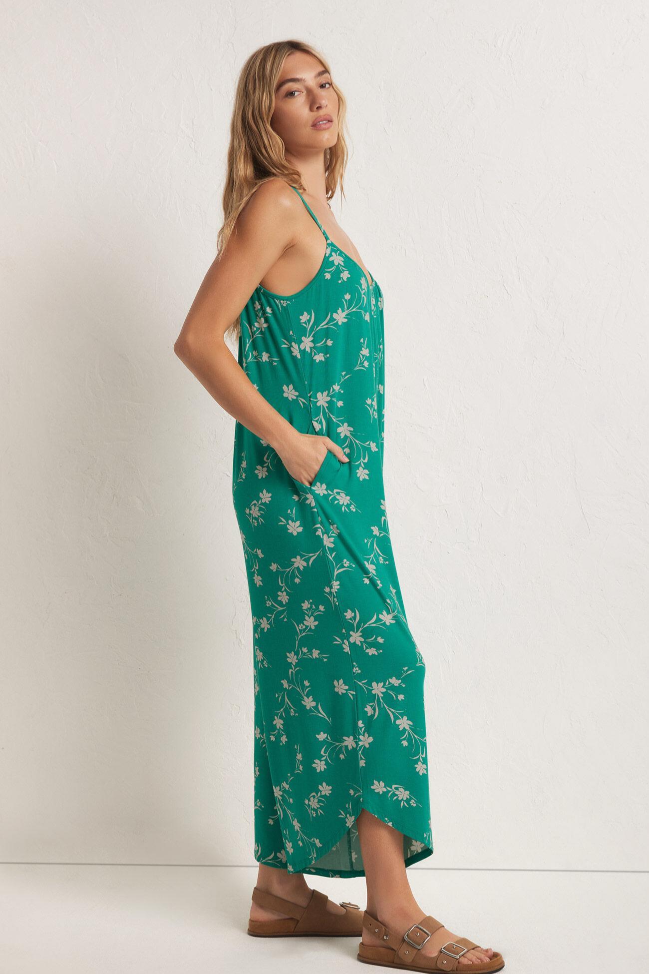 Flared Floral Jumpsuit Product Image