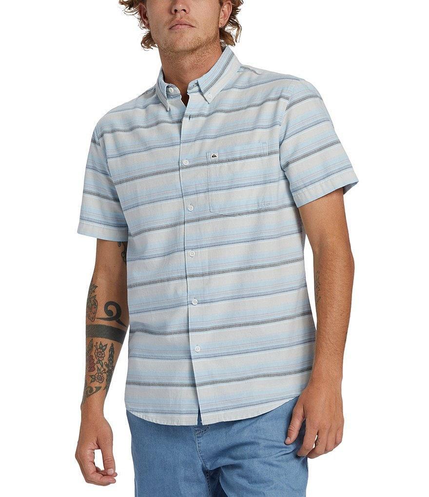 Quiksilver Short Sleeve Oxford Stripe Shirt Product Image