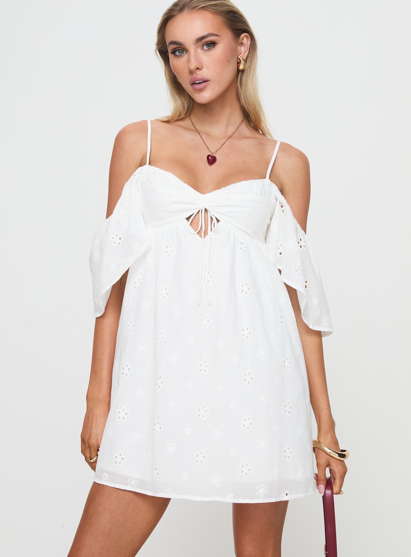 Cene Mini Dress White Product Image