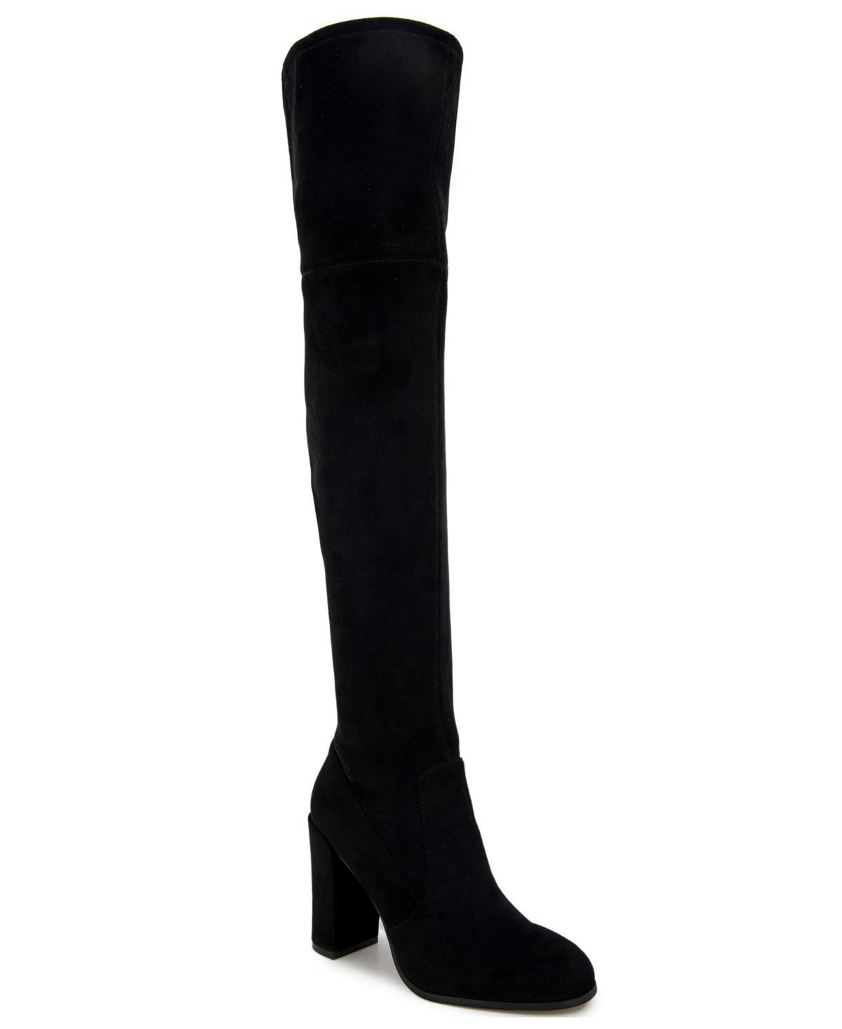 Kenneth Cole | Justin Suede Over-The-Knee Heeled Boot Product Image