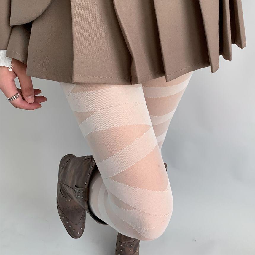 Patterned Sheer Tights Product Image