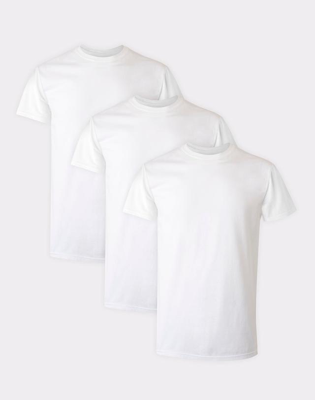 Hanes Comfort Flex Fit Mens White Modal Undershirt, 3-Pack S Product Image