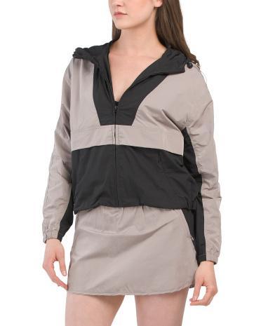 Radiant Color Block Tatum Hoodie Jacket for Women | Polyester/Nylon Product Image