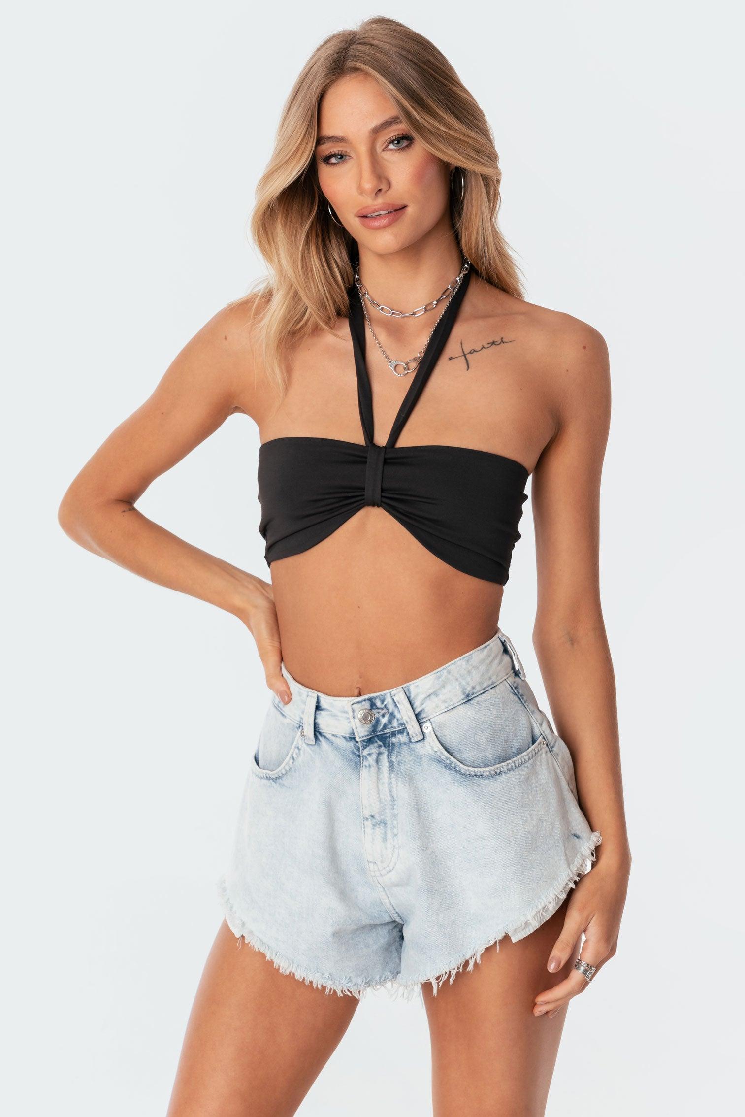 Kai Adjustable Strapless Crop Top Product Image