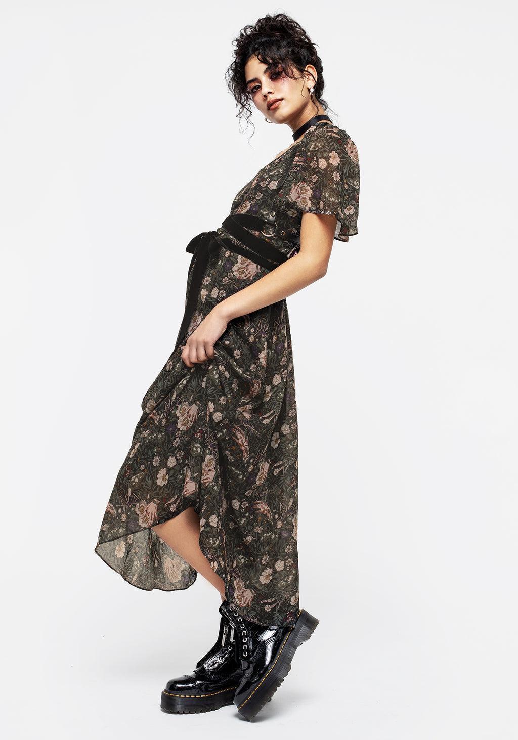 Ophelia Chiffon Midaxi Dress Product Image